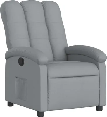 Produktbild von vidaXL Relaxsessel Hellgrau Stoff