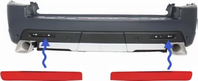 Image de Pare-chocs arrière réflecteurs pour Rover Sport L320 Facelift 10-13 Rover Discovery 3 & 4.