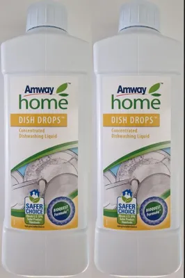 Produktbild von Amw-ay Dish Drops Konzentriertes Geschirrspülmittel 2x 1 Liter – Handspülmittel Konzentrat 110488