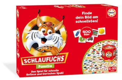 Image de EDUCA | Famille Schlaufuchs | Jeux d'enfants | Jeux de société | Jeux amusants pour toute la famille | Cadeaux | Jeu du livre caché - trouve les pièces | Jeux éducatifs à partir de 1 joueur à partir de 6 ans