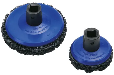 Schleifbürsten-Set Ø 65–105 mm, 12,5 mm (1/2") Anschluss