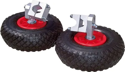 Produktbild von Stützräder für Schubkarre 2er-Set, PU