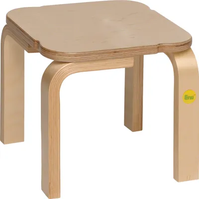 Produktbild von Erzi Hocker aus Formholz, stapelbar