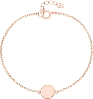 Produktbild von Sterlingsilber Armband rosévergoldet