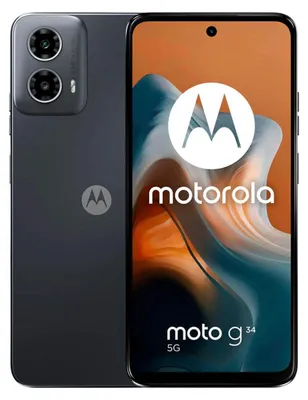 Produktbild von Motorola G34, 16,5 cm (6.5"), 4 GB, 128 GB, 50 MP, Android 14, Schwarz