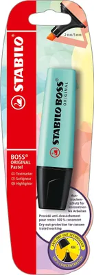 Produktbild von Textmarker - STABILO BOSS ORIGINAL Pastel - Einzelstift - zartes Türkis