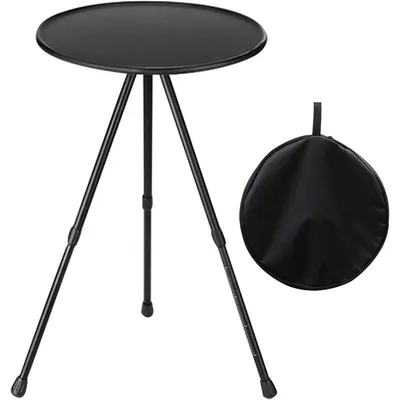 Produktbild von Campingtisch Tragbarer Ultraleicht Klein Aluminium Einziehbare Campingtisch mit Tragetasche Höhe Verstellbare Gartentisch