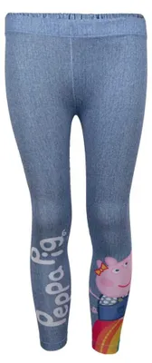 Produktbild von Peppa Wutz Pig Mädchen Kinder Leggings Jogginghose Hose – Blau / 92