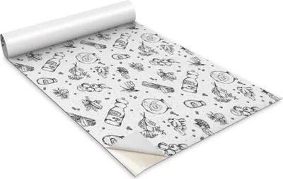 Produktbild von Selbstklebende Möbelfolie - Dekorationsfolie - Tischmöbel - Zuschneidbar - Küchenattribute - 100 x 50 cm
