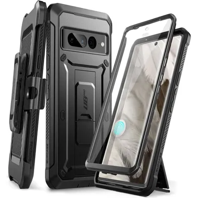 Obrázok produktu pre Supcase, nárazuvzdorné puzdro so stojanom pre Google Pixel 8, čierne