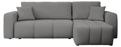 Produktbild von MIRJAN24 Ecksofa Furyn, Wohnzimmer Eckcouch mit Bettkasten und Schlaffunktion, L-Form, Seite Universal (Farbe: Velo 635)
