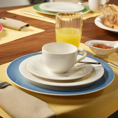 Produktbild von Villeroy & Boch Vorteilset 6 Stück New Cottage Basic Kaffee-/Teeuntertasse Premium Porcelain weiß 1034601310