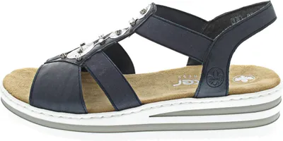 Produktbild von Rieker Damen Keil-Sandalen Blau