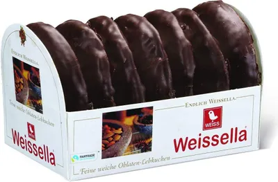Produktbild von Weiss Weissella Oblaten-Lebkuchen Schoko 1200g Pack