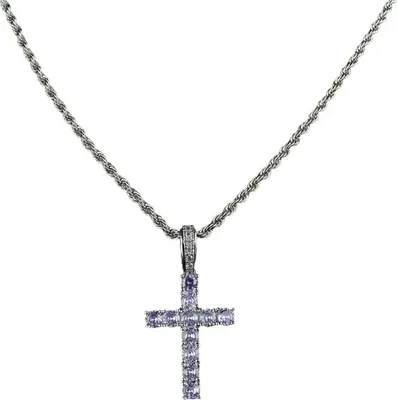 Immagine prodotto di Collana ZC-22770 Argento e Viola - Eleganza Unisex KP22770