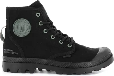Produktbild von Palladium Pampa Hi HTG Supply Schnürung Vegane Le wand Stiefel Schwarz Mono – undefined / Schwarz Mono