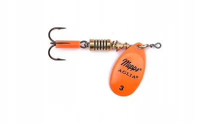 Image de Mepps Aglia FLUO ORANGE Spinner No. 2 |30166302