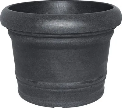 Produktbild von Blumentopf geli Palermo Kunststoff Ø 35 cm H 26 cm anthrazit