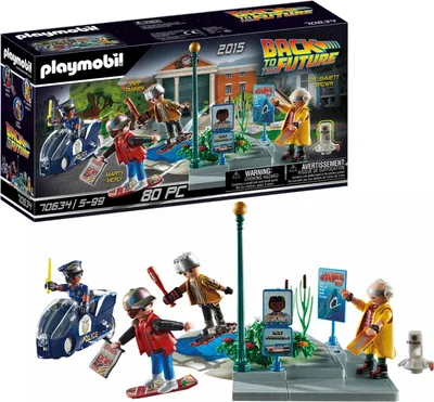 Immagine prodotto di PLAYMOBIL Ritorno al futuro 70634 Ritorno al futuro parte II Inseguimento con Hoverboard