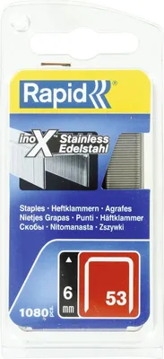 Image de Rapid Tools 40109509 Rapid Feindrahtklammern Typ 53, 6 mm, Kleinpackung