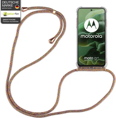 Produktbild von Handykett für Motorola Moto G35 Hülle mit Kordel Handyhülle mit Band in Rainbow