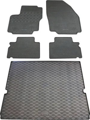 Produktbild von Gummi Fußmatten + Kofferraumwanne für Ford S-Max, Bj. 2007-