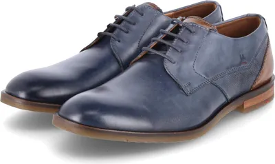 Produktbild von LLoyd Herren Schnürschuhe/ Businessschuhe/ Halbschuhe DOMINO Blau GlattlederGröße:44