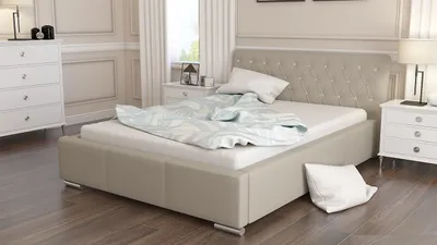 Produktbild von Polsterbett Bett Doppelbett BIAGIO 140x200cm inkl.Lattenrost