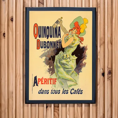 Produktbild von Klassisches Wandposter - Frankreich Alkoholgetränk - A1 (59,5 cm x 84 cm)