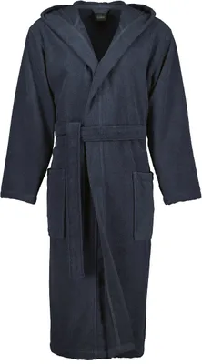Produktbild von Cawö Herren Bademantel Uni Blau (S)