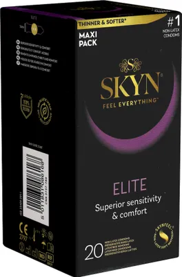 Immagine prodotto di Unimil Skyn Feel Everything Elite Nicht-Latex-Kondome 20 Stk.