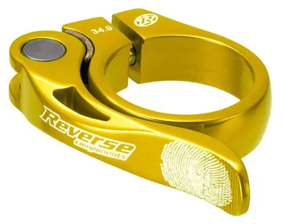 Productafbeelding van Zadelklem met Snelspanner 34,9 mm Aluminium Goud