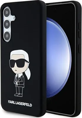 Produktbild von Etui Karl Lagerfeld Silicone Ikonik Na Samsung Galaxy S24+ - Czarne