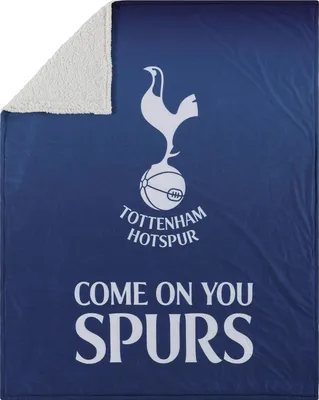 Produktbild von Tottenham Hotspur EPL Slogan Sherpa Plüschdecke