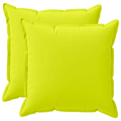 Productafbeelding van vidaXL Kussenhoezen, 2 stuks, HOUTEN, lichtgroen, 80 x 80 cm, polyester