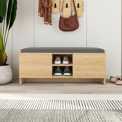 Obrázok produktu pre Skriňa na topánky Houseland Zulla Oak Sapphire