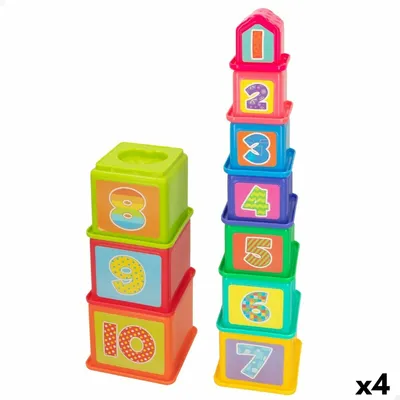 Produktbild von Stapelbare Bauklötze PlayGo 10,2 x 50,8 x 10,2 cm 4 Stück