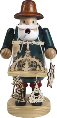 Produktbild von Kaladia Räuchermann aus Holz - Leuchtenhändler - für Räucherkerzen Größe M - Größe ca. 35 cm