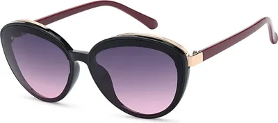 Produktbild von styleBREAKER Damen Sonnenbrille Oval mit filigranem Kunststoff Rahmen und Metall Detail, Polycarbonat Gläser 09020144