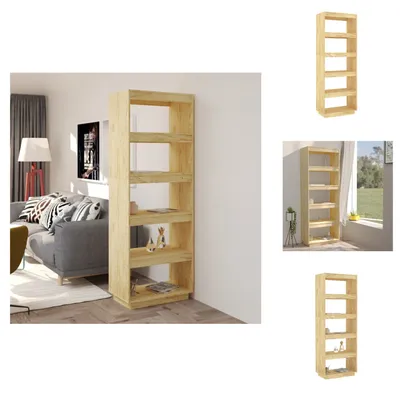 Produktbild von vidaXL Bücherregal/Raumteiler 60x35x167 cm Massivholz Kiefer -  Bücherregale & Bücherschränke
