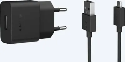 Produktbild von Ladegerät für Original Sony  + Micro-USB Ladekabel 1.5A Netzteil Aufladegerät schwarz Aufladekabel Charger +Hakai Pad