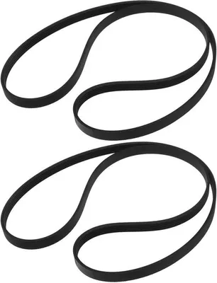 Produktbild von Rubber Aandrijfriem für Waschmaschinen - 2 Stück - Schwarz - Kompatibel - 5PJE1196