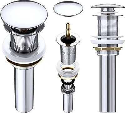 Produktbild von doporro Ablaufgarnitur für Waschtisch Waschbecken Druckknopf Push Up Ventil PU01