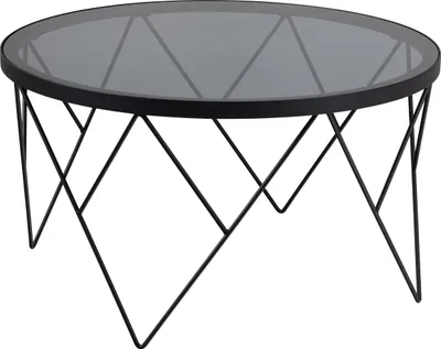 Zdjęcie produktu dla Halstow stolik kawowy Ø80cm szary.