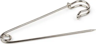 Produktbild von styleBREAKER einfache Schmucknadel für Ponchos, Tücher oder Schals, Sicherheitsnadel, Schmuck Nadel, Uni 05050022