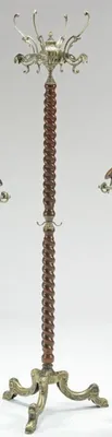 Immagine prodotto di Casa Padrino appendiabiti barocco colore marrone/bronzo 45 x 45 x h. 174 cm - Appendiabiti in ottone nobile - Armadio barocco arredo hotel