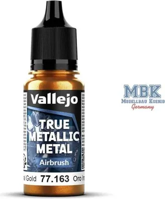 Immagine prodotto di Vallejo VA77163, vernice metallizzata "Imperial Gold" per aerografo