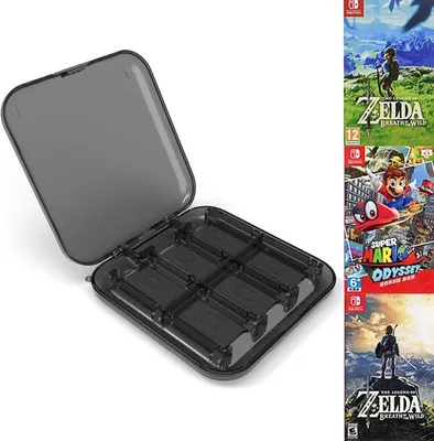 Produktbild von 12 in 1 Box Speicherkartenhalter Box für Nintendo Switch(Schwarz)