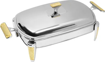 Immagine prodotto di Chafing Dish, capacità 2,2 l, riscaldamento a candela, argento