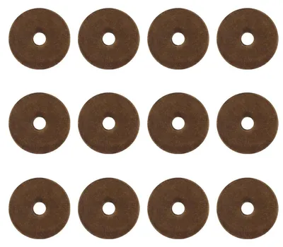 12 Messingscheiben, antikbronze, 3 cm Ø, für Möbeldekor